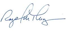 Raymond M. Thompson
President and CEO
Signature